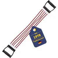 Best Sporting Expander Fitness-Expander mit 5 Zugseilen je 15 kg Zugkraft, 5 Zugseile, je 15 kg, variable Intensität, ergonomische Griffe