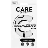 Urban Combat Case, Handyhülle transparent/schwarz, iPhone 15, MagSafe