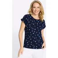Sieh an! T-Shirt Rundhals-Shirt Kurzarm