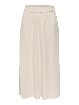 ONLY - ONLTIZANA LONG SKIRT WVN NOOS Silver Lining - Gr. - XS