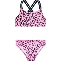 Playshoes Badeanzug Playshoes UV-Schutz Bikini Leo-Print