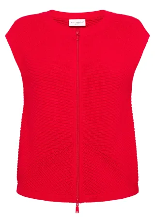 betty barclay - so cosy - - Grobstrickjacke high risk red - Gr. - 44