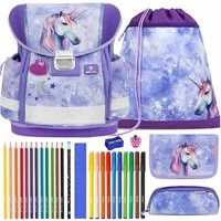Belmil Schulranzen Set Classy 10-teilig 2025 Mädchen Unicorn Mystic Luna