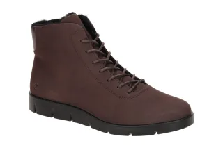 Ecco 282403 Bella Damen Winterstiefeletten Garnet Leder Warmfutter
