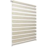 Doppelrollo Doppelrollo SolDecor DL2, 40x150cm, Leinen – Klemmfix ohne Bohren, Sol Royal, Fensterrollo Innen Rollos für Fenster ohne Bohren Sicht & Sonnenschutz