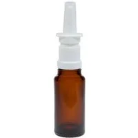 mikken Reisebehälter Nasensprayflasche 10 ml, 20 ml, 30 ml braun Sprühflasche, UV-Schutz, Vaporisierer, Nasenaufsatz