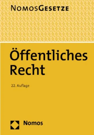 Öffentliches Recht: Nomos Gesetze Rechtsstand: 15. August 2013 [Broschiert] [2013]