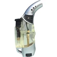 eXODA Feuerzeuge Sturmfeuerzeug Gas nachfüllbar Feuerzeug Küchenbrenner Jetflame von (Unbefüllter Gaslötbrenner), Max. Temperatur 700 °C