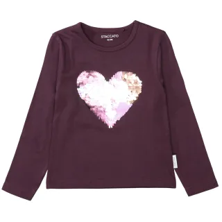 STACCATO - Md.-Shirt dark plum - Gr. - 110
