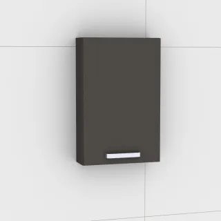 Artiqua 400 Wandschrank, Stahlgrau, 400-OST-1-45-L-17-7142-88 400-OST-1-45-L-17-7142-88