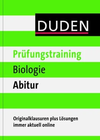 Duden - Prüfungstraining Biologie Abitur [Taschenbuch] [2011] Probst Wilfried