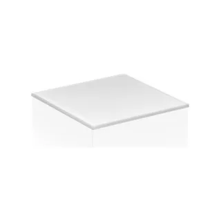 Keuco Edition 11 Abdeckplatte 31326119000 140,2 x 3 x 52,4 cm, Kristallglas Anthrazit, klar, Unterseite lackiert