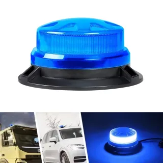 LED Roof Warning Beacon 12V-24V IP65 Waterproof High Brightness Multiple Modes Strobe Lights