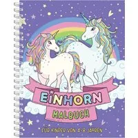 Einhorn-Malbuch für Kinder ab 4 Jahren / Topulo-Verlag