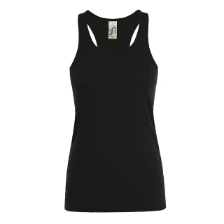 SOLS Damen Tanktop Justin, ärmellos (Schwarz)