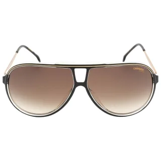 Carrera Sonnenbrille mit braunen Verlaufsgläsern und schwarzen Details in Gold