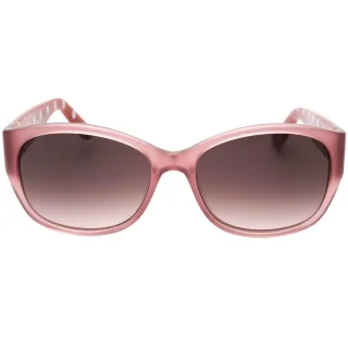 Juicy Couture Sonnenbrille Mit Braunen Sf-gläsern Und Pflaumenfarbenem Hintergrund