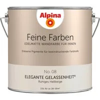 Alpina Wandfarbe Alpina Feine Farben Wandfarbe No. 08 Elegante