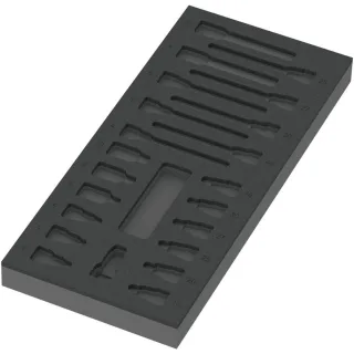 Wera 9823 Schaumstoffeinlage Zyklop B 3/8" Bitnuss Set 1, ohne Werkzeug - 05137323001