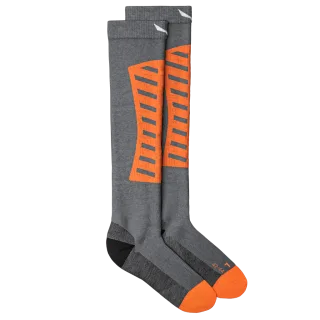 SALEWA - Sella Dryback Merino Kniestrümpfe Herren - Grau (Gr.45-47)