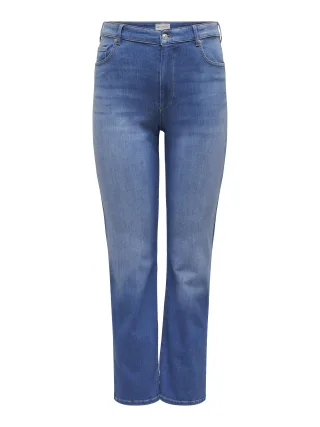 ONLY CARMAKOMA - CARWILLY HW STRAIGHT DNM REA12187 NOOS Medium Blue Denim - Gr. - 32