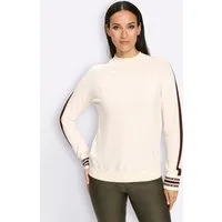 heine Strickpullover Stehkragen-Pullover Langarm Jacquard
