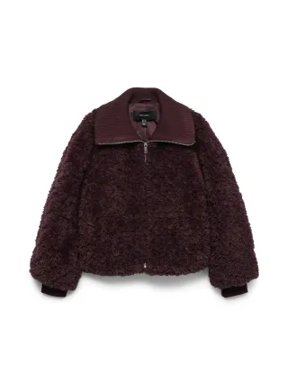 VERO MODA - VMELLA SHORT JACKET Winetasting - Gr. - XL