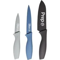 Masterchef Messer-Set Küchenmesser-Set, Die hochwertigen Edelstahlklingen werden von Hand geschliffen.