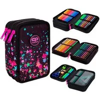 CoolPack Federmäppchen COOLPACK - JUMPER 3 - Dreifach-Federmäppchen mit Zubehör - GALAXY
