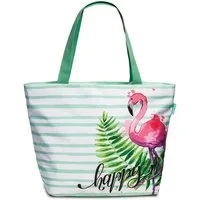 Haus und Deko Einkaufsshopper Strandtasche Badetasche Shopper Schultertasche Reißverschluss Beach