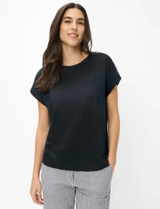 Brax Damen Shirt Style CAELEN S navy, dunkelblau, Gr. 34