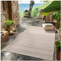 SIMPEX24 Outdoorteppich Boho Design, Läufer, Höhe: 5 mm, Outdoor Teppich Wetterfest Modern Design Wohnzimmer Küchen Terrasse