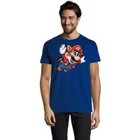 Blondie & Brownie T-Shirt Herren Super Mario 3 Fligh Retro Konsole Logo Print