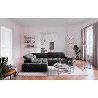 COTTA Ecksofa Orion L-Form, B: 310 cm, Kopfteilverstellung & 5 Nierenkissen