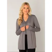 Base Level Strickjacke Yayla In elastischem Feinstrick