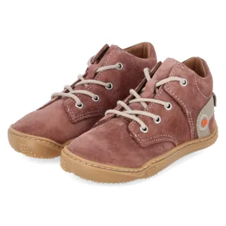 Qnuffs Barfußschuhe - Gr. 20 - Rosa - Rauleder