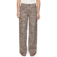 Zero Mom-Jeans Damen mit weitem Bein