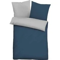 Castell - Markenbettwäsche Bettwäsche 0560500, Microfaser, 2 teilig, Microfaser-Satin,2 teilig, pflegeleichte Bettwäsche mit Reißverschluss