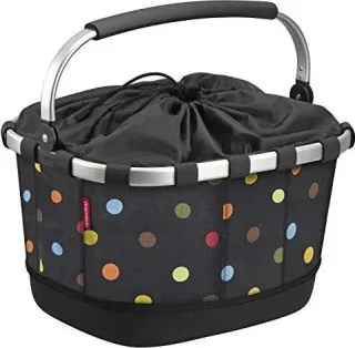 Klickfix Reisenthel Carrybag GT Gepäckträgertasche mit Aluminumrahmen für Racktime Dots