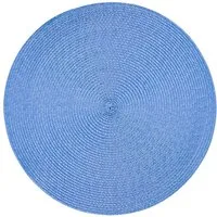 Haus und Deko Platzset Platzset rund ca. 35 cm Ø abwaschbar Bast Optik Tischset Platzdeckche, (1-St)