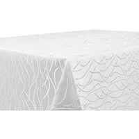 Beautex Tischdecke Damast Jacquard bügelfrei pflegeleicht Streifenmuster Tischwäsche (1-tlg), Mercerisiert, Hochwertiger Jacquard, Formstabil