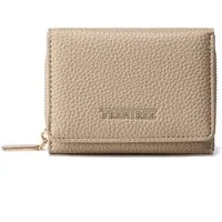 Frentree Geldbörse Damen klein Portemonnaie mit Reißverschluss RFID, 8 Karten, Scheinfach (Kompakte Brieftasche mit zwei separaten, großen Fächern für Dokumente), passt problemlos in Handtasche oder Hosentasche, elegant und praktisch