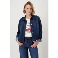 Monari Jeansblazer mit aufgesetzten Taschen