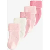 Next Basicsocken Babysocken aus Frottee, 5er-Pack (5-Paar)