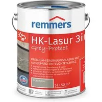 Remmers Holzschutzlasur HK-Lasur 3in1 Grey-Protect 5 Liter, 3in1 Holzschutz, Feuchtigkeit- und UV-Schutz