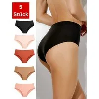 Elegant Love Slip Panties: bequeme Dessous, Sexy Unterwäsche & nahtlose Hipster Shorts (Packung, 5-St., 5er-Pack) Damen-Höschen & Unterhosen: hoch geschnittener Slip