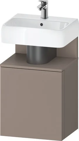 Duravit Qatego Waschtischunterbau wandhängend Basalt Matt 440x350x645 mm - QA4076L43430000 QA4076L43430000