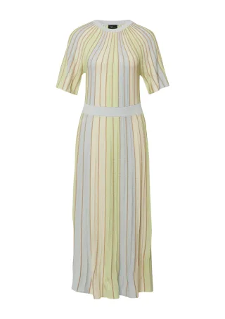 s.Oliver BLACK LABEL - Kleid blau/mehrfarbig - Gr. - 44