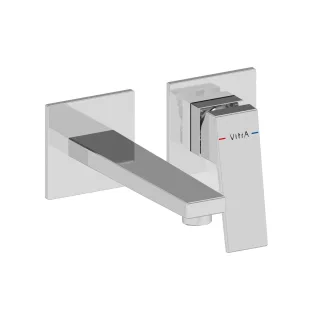 VitrA Minimax Square Einhebel-Waschtischmischer Fertigmontageset Unterputzmontage Chrom,A43592EXP A43592EXP