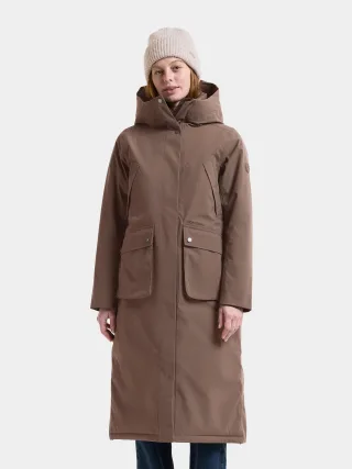 Didriksons - Melody Parka Long mocha brown - Gr. - 42
